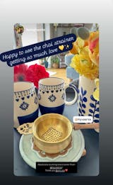 Brass Tea Strainer - Classic