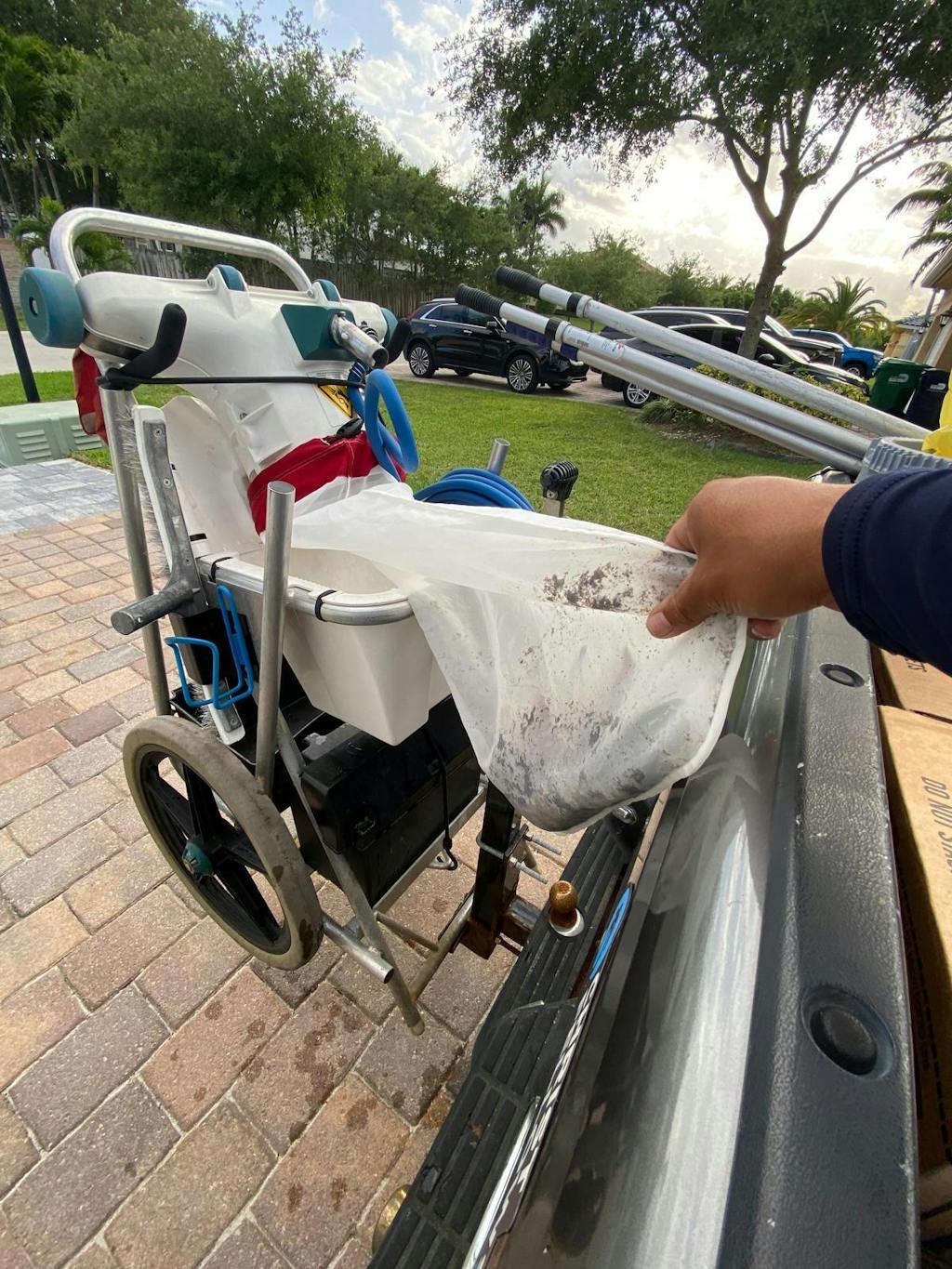 BLACK 140 micron Leaf Debris Bag