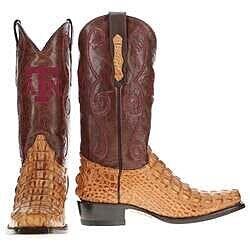 Men's University of Texas Cognac Hornback Alligator Boots