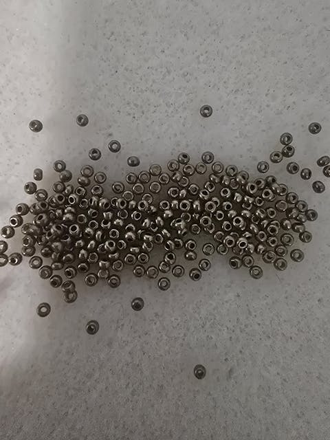 10/0 83112 Preciosa Czech Glass Seed Beads Rocailles 2.3mm. Opaque Brown - Color Lustered.