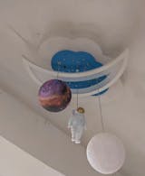 Space Astronaut Star Ceiling Lamp – Vakkerlight