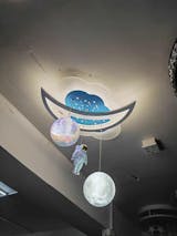 Space Astronaut Star Ceiling Lamp – Vakkerlight