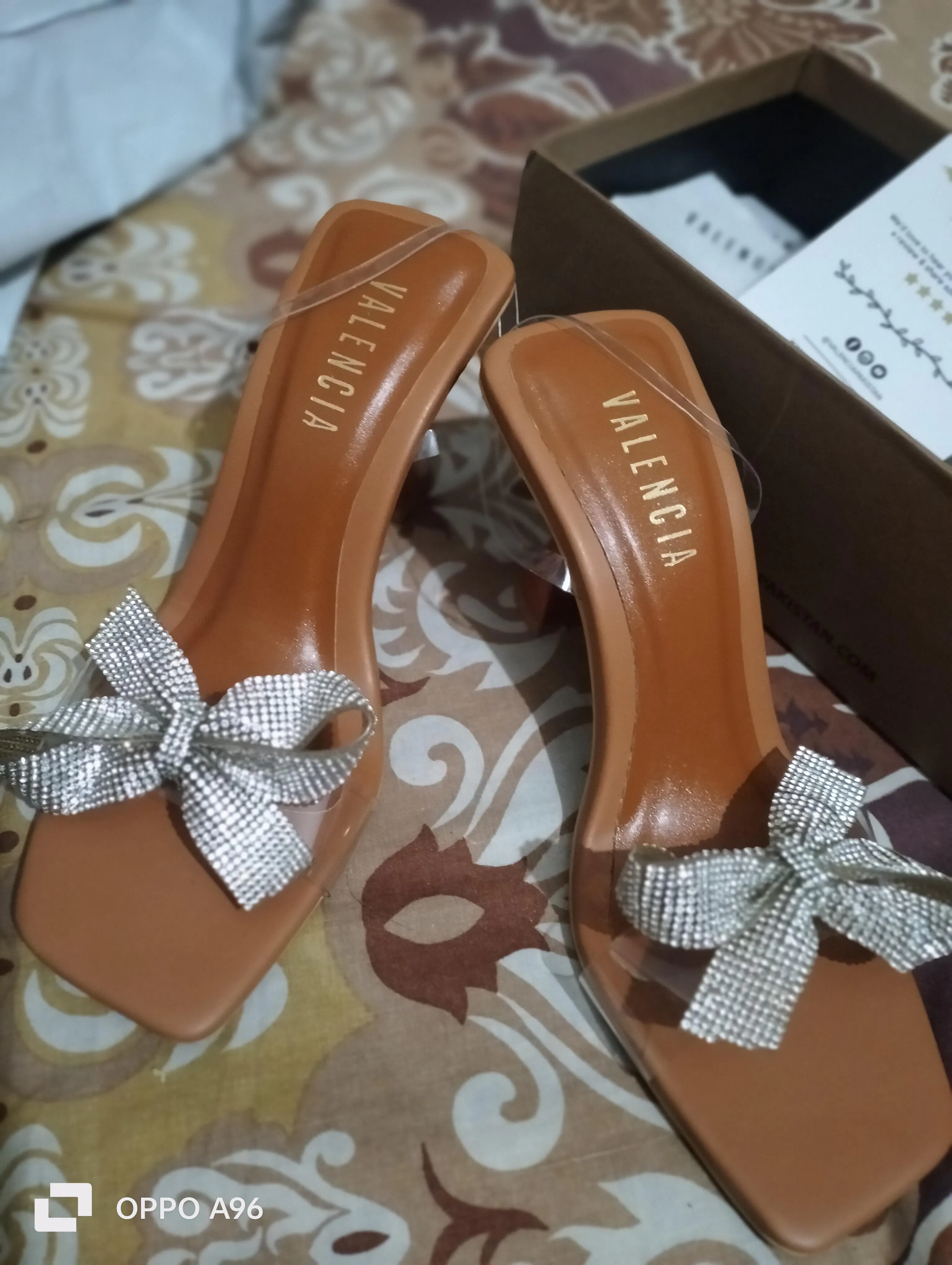 The Valencia Patent Slingback Heels