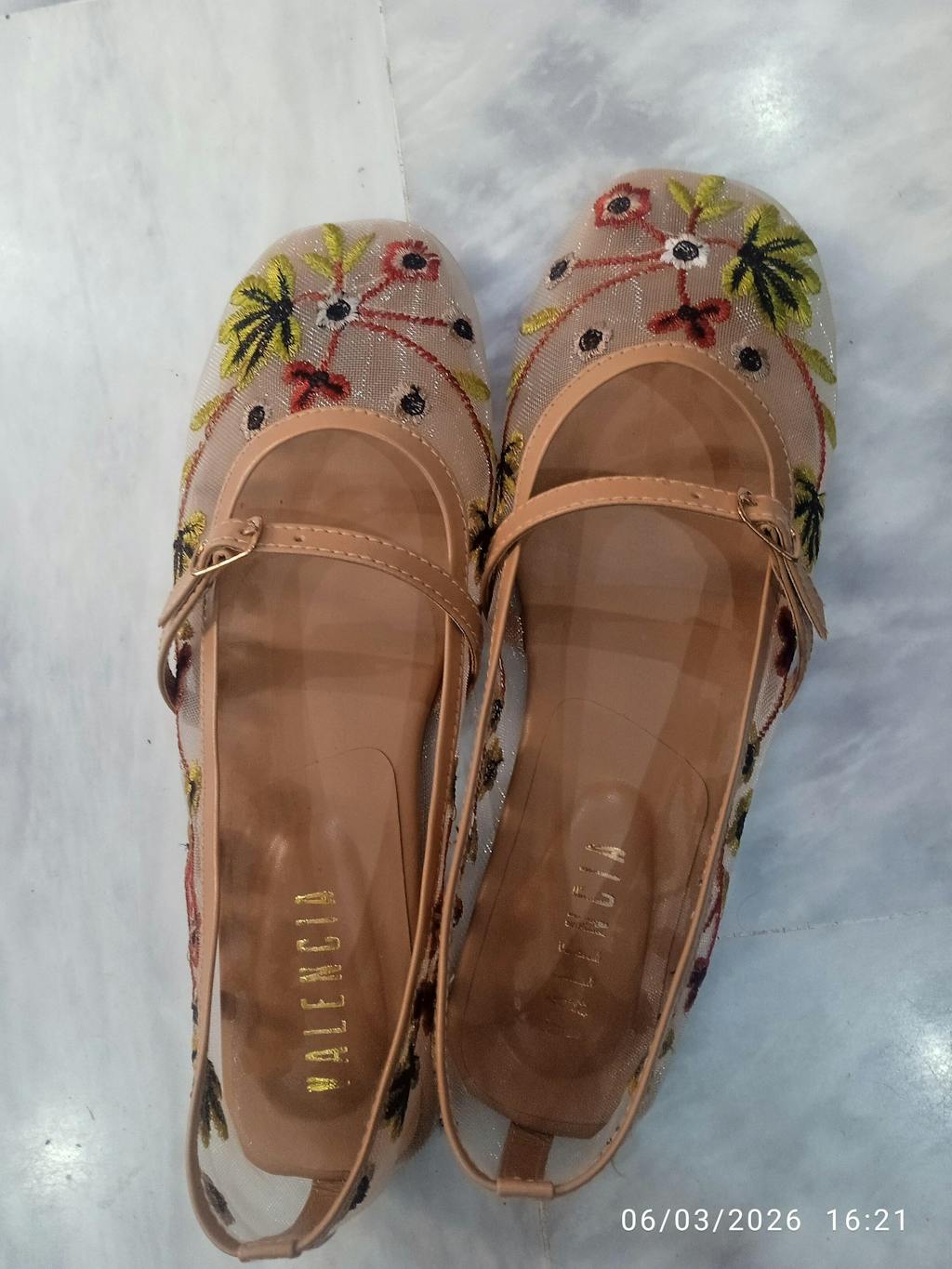 Multi Floral Embroidery Pumps