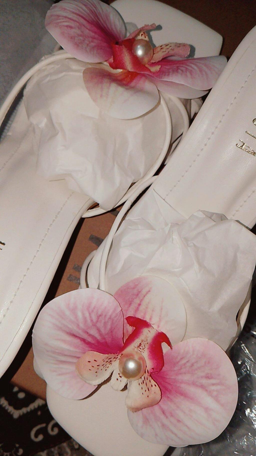 Rose Marie Flower Heel