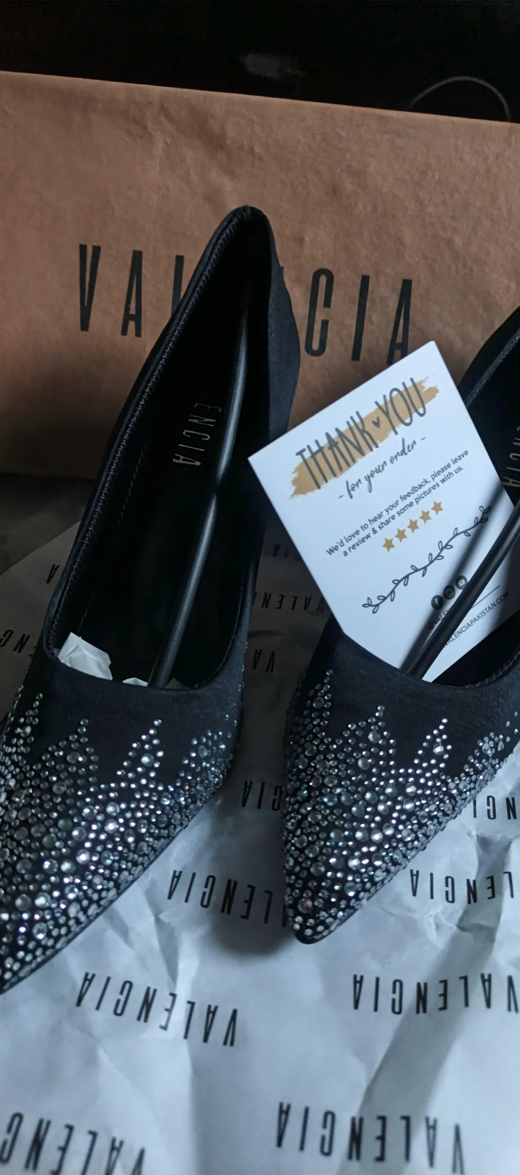 Midnight Crystal Court Shoes