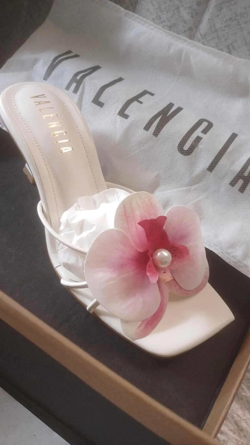 Rose Marie Flower Heel