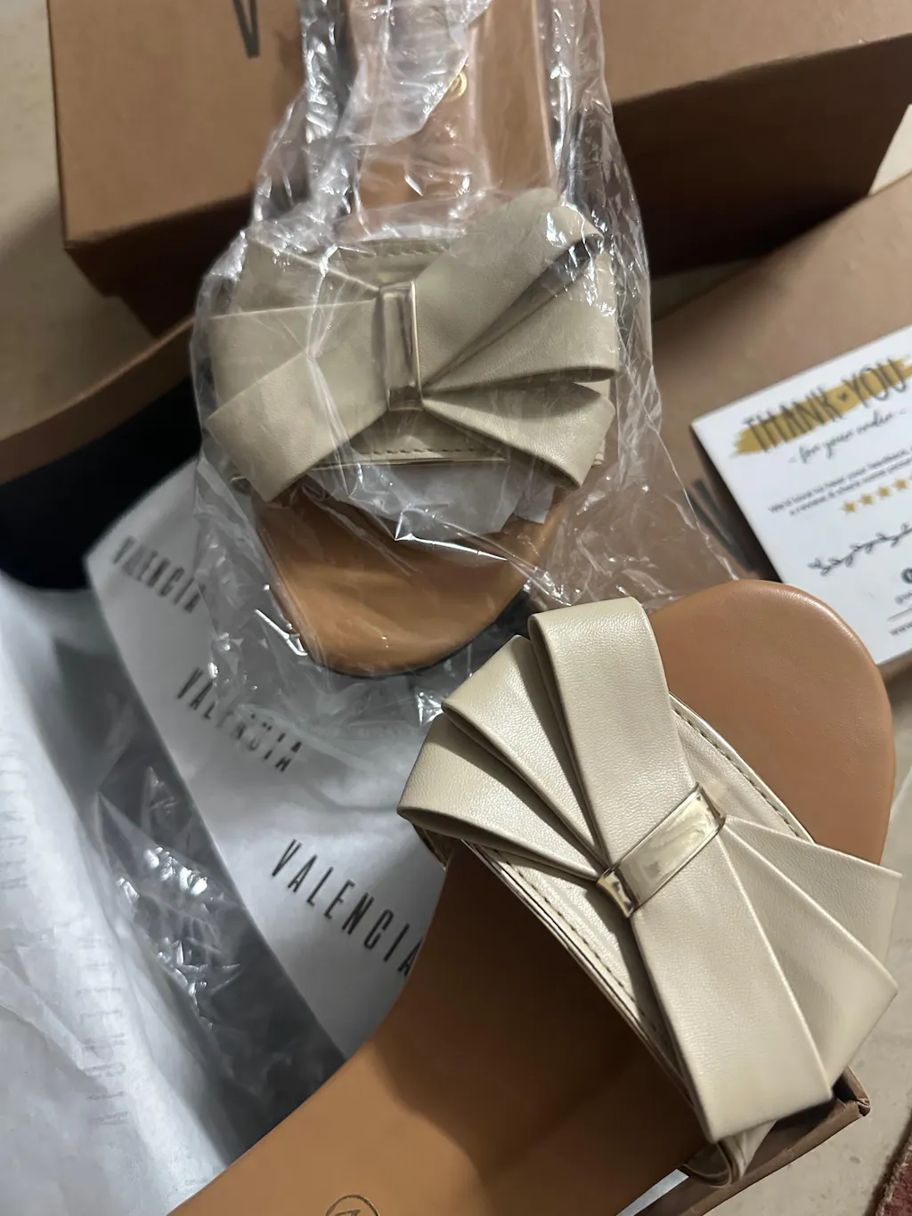 Nude Bow Slipper