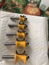 Bullnose Router Bits - 1/2" Shank