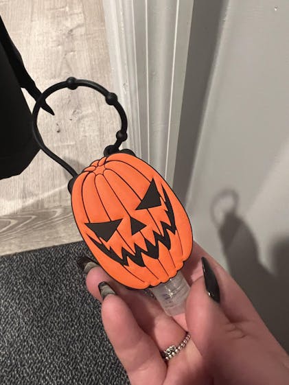 Trick or Treat Pumpkin Hand Sanitizer Holder – VampireFreaks
