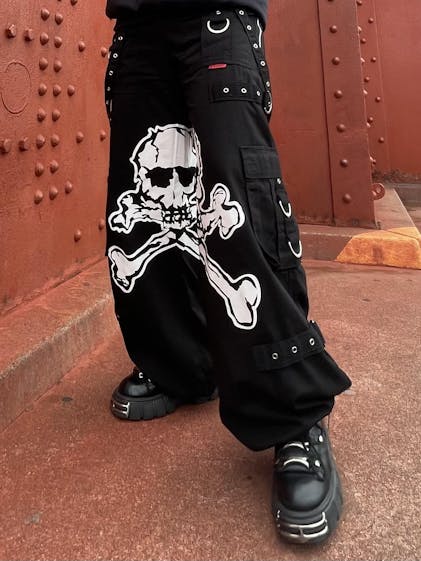 Tripp NYC Scare Darkstreet Pants [BLACK/WHITE]