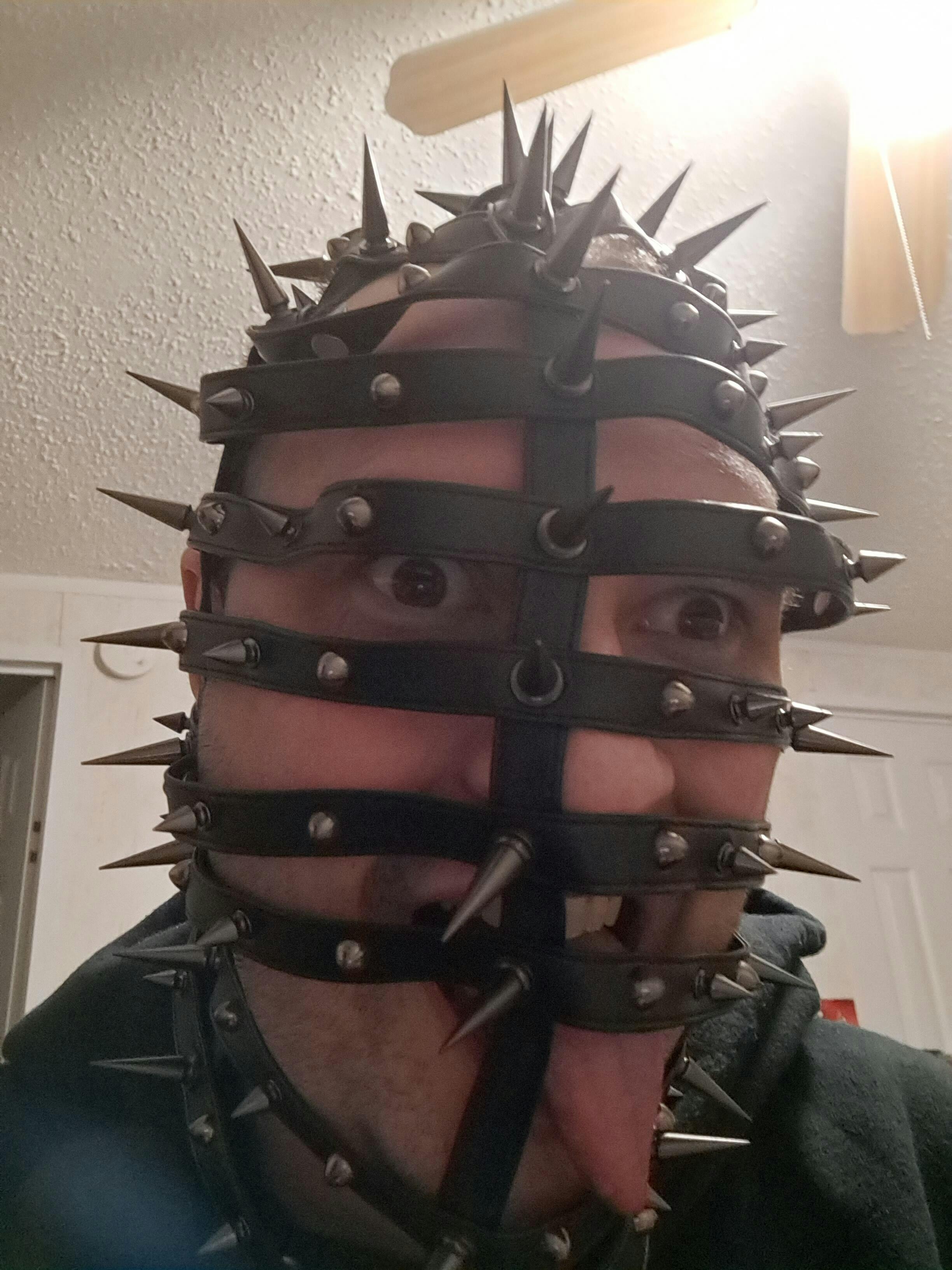 Leatherface Spiked Face Mask – VampireFreaks