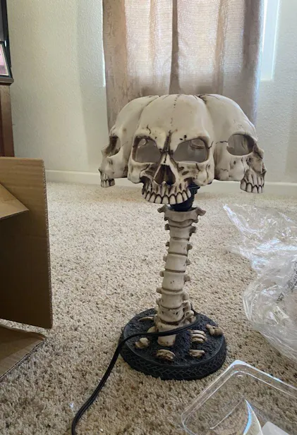 Dead Mans Skull Lamp – VampireFreaks