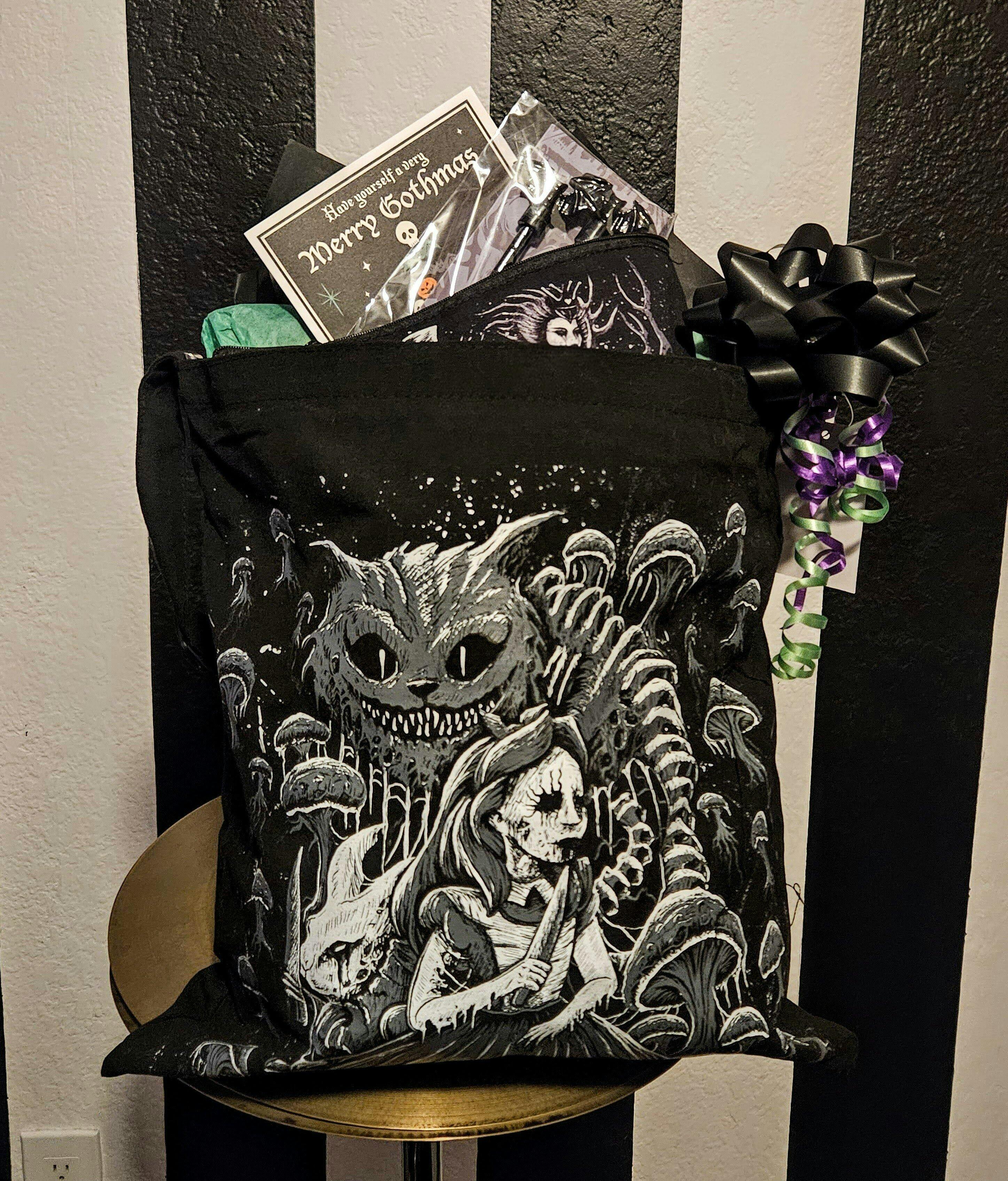 Shoulder Sling Zipper Tote Bag – VampireFreaks