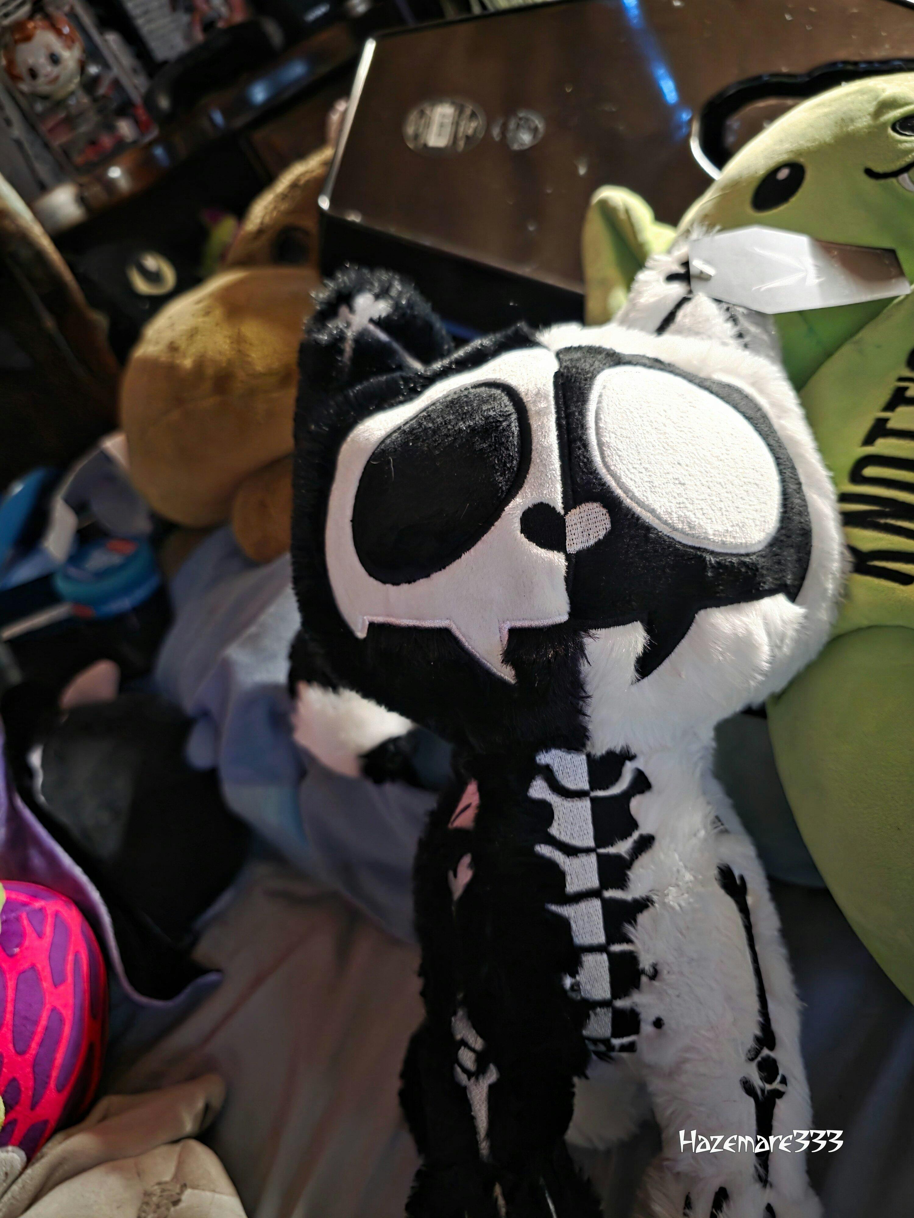炎　悪魔ぬいぐるみ　2体セット Splitzokitty Plush Toy [Black/White] [Limited Edition] – VampireFreaks