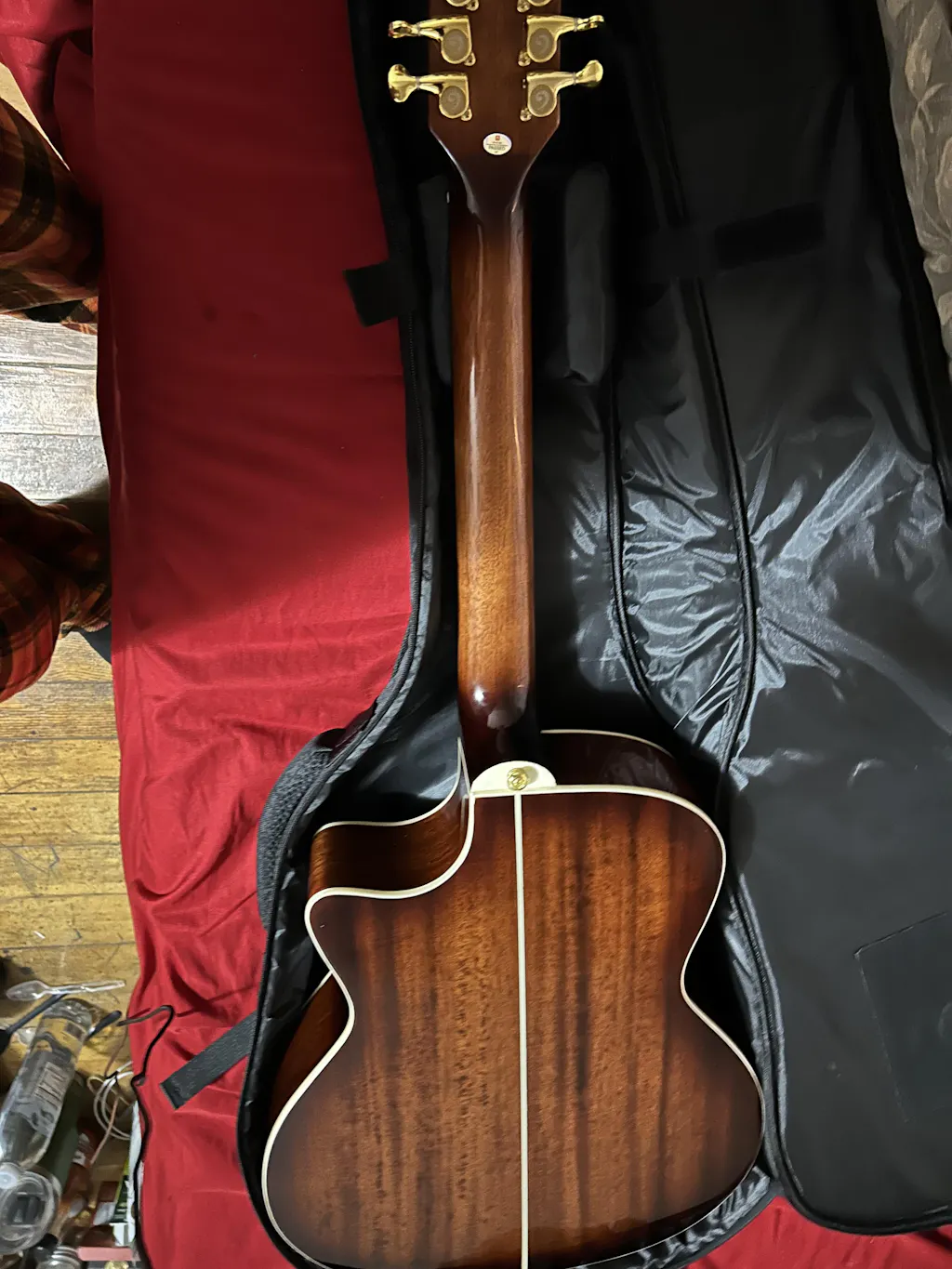 Vangoa VEG120 Pro 12-string solid wood guitar, 12-string acoustic-elec