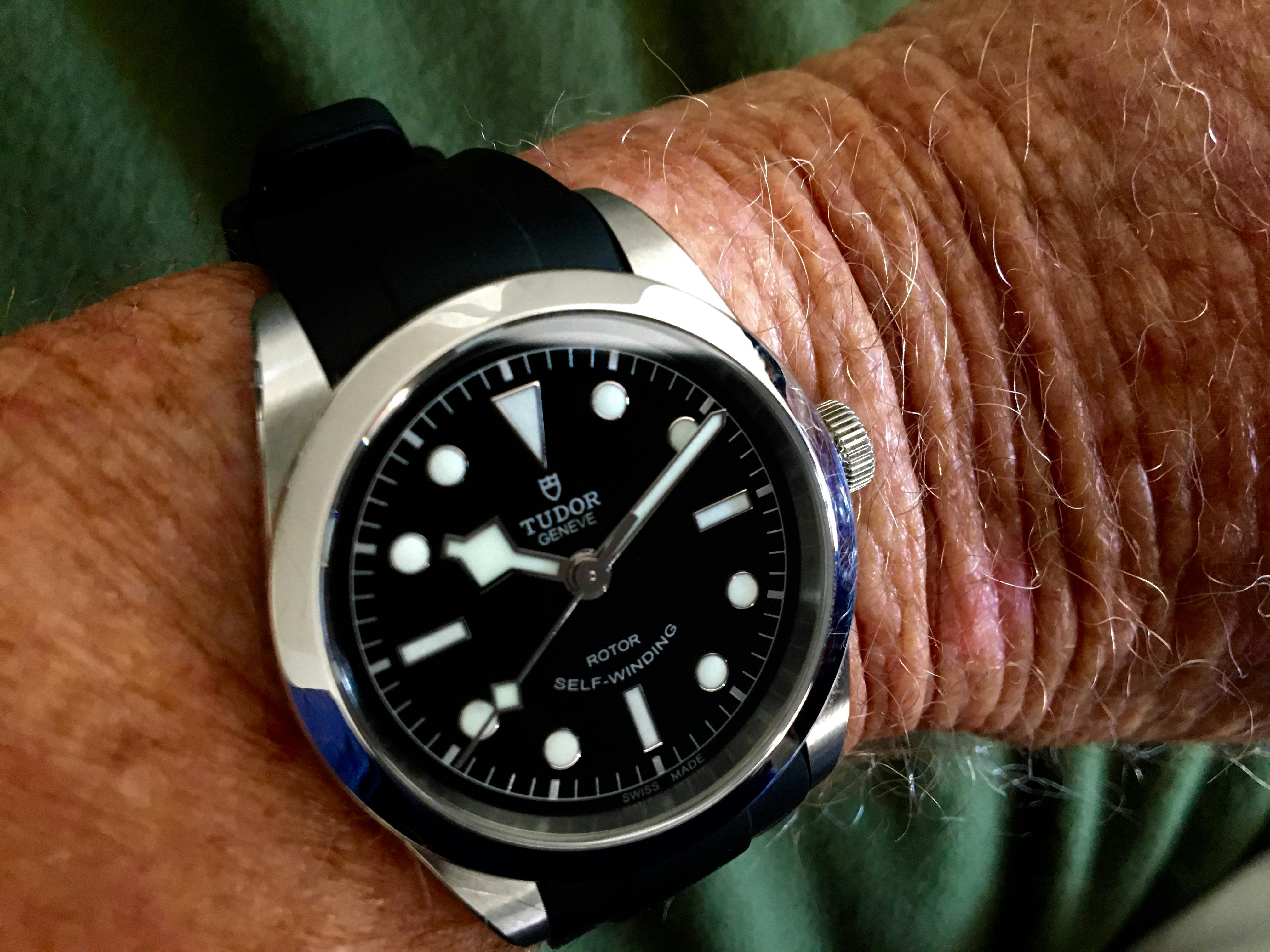 Tudor black bay 2025 36 rubber strap