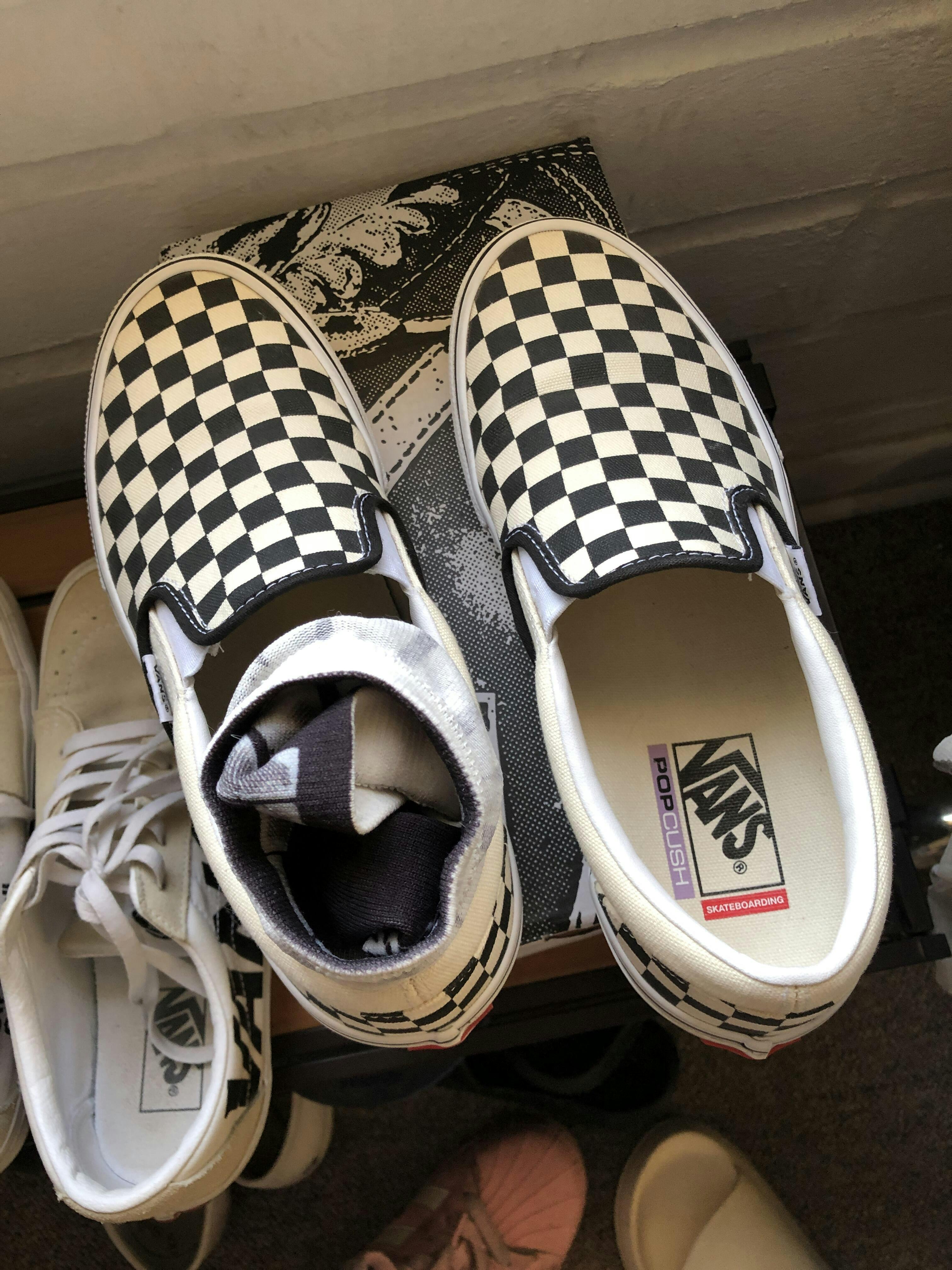 Zapatilla Adulto Skate Slip On Checkerboard Vans – Vans® Chile