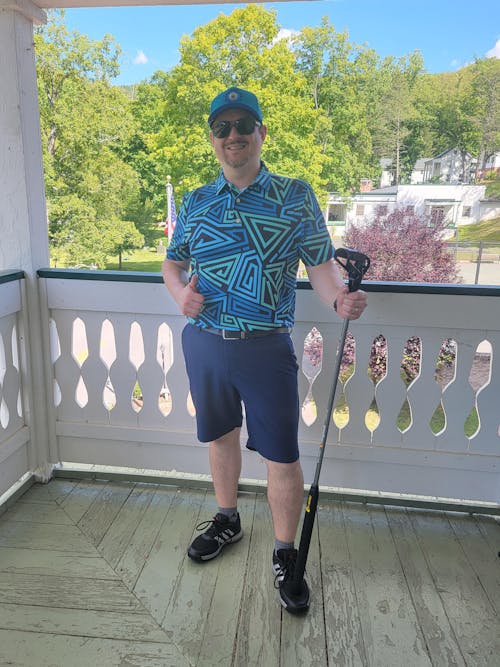 Neon Nexus | VANSAINT Golf Polo