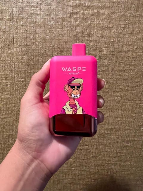 Vaper de 40.000 puffs desechable y recargable tipo c sabor Caramelo de cereza, cola, hielo de fresa y frambuesa con sistema de eleccion de sabor (sin nicotina)