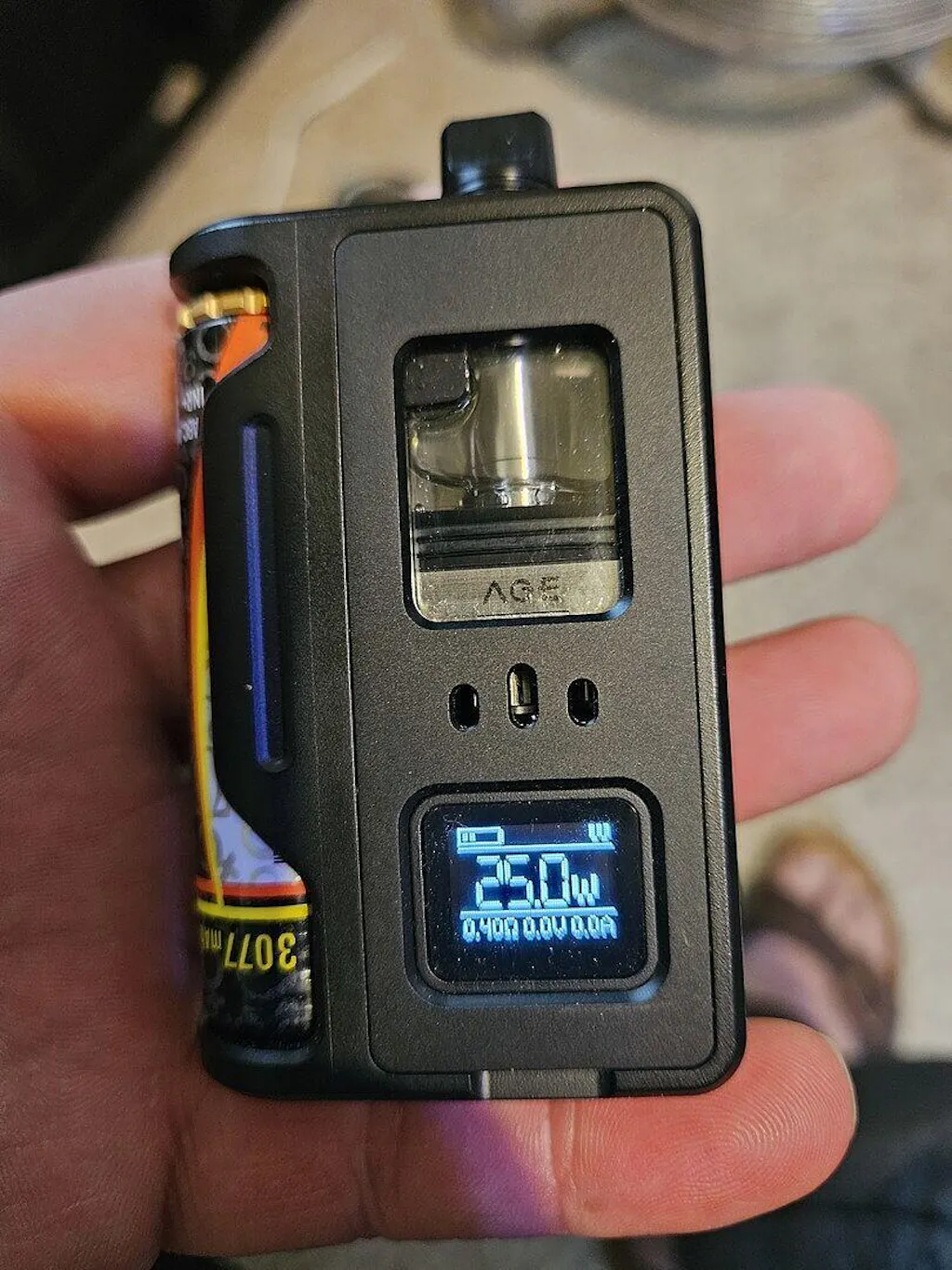 Aspire RAGA AIO 75W Boro Box Mod Kit | AIO Vape Box Mod