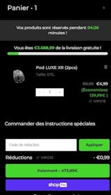 Cartuccia per LUXE XR MAX RDL 5ml (2pcs) - Vaporesso