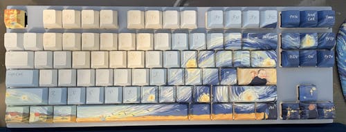Van Gogh Keycaps Set