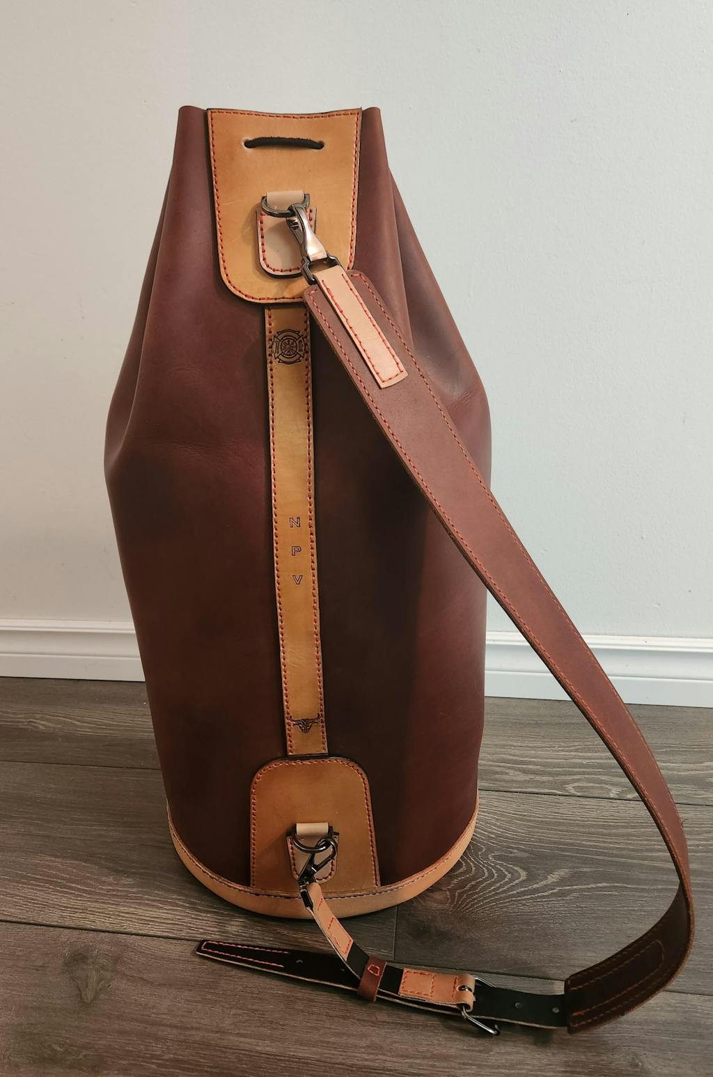 Military Leather Duffel Bag, PDF Pattern and Video Vasile and Pavel