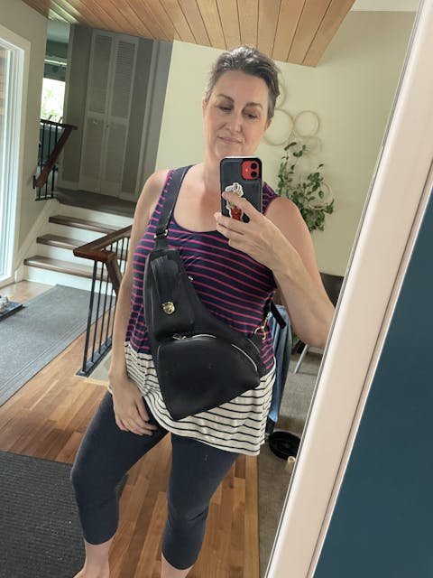 Leather Sling Bag, PDF Pattern and Instructional Video