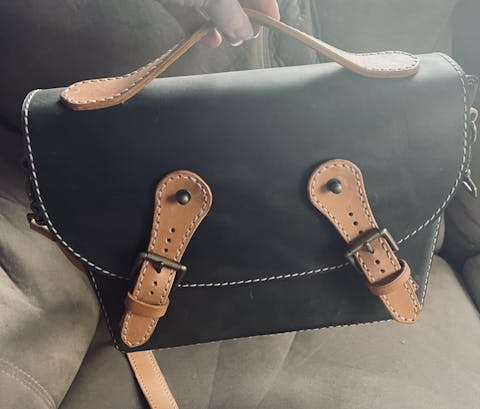 Cherry Leather Satchel, PDF Pattern and Instructional Video by Vasile and Pavel