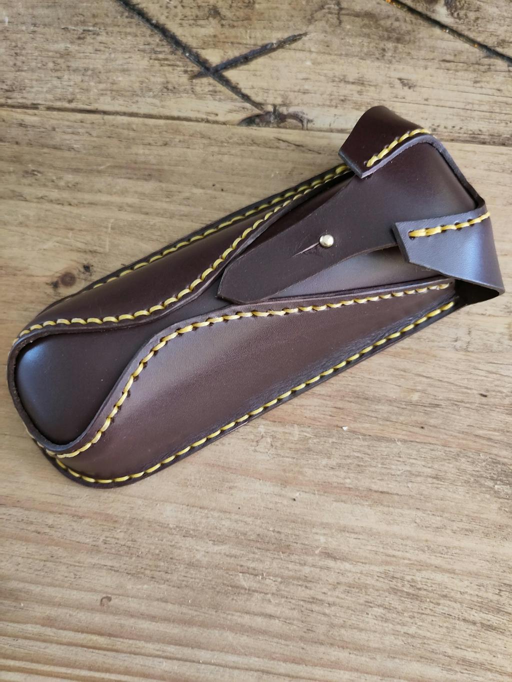 Leather Eyeglass Case, Pen Case, PDF Pattern and Video Vasile and