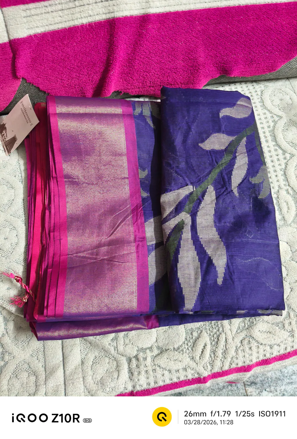 Royal Soft Chanderi Pochampally Ikkat Saree