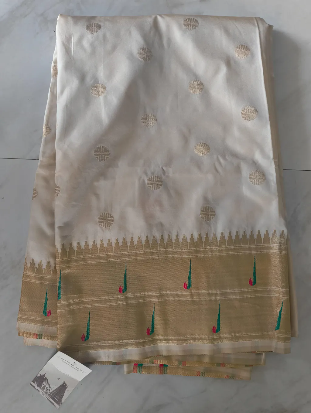 Majestic Rudraksh Paithani Silk Saree