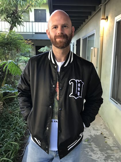 Detroit Tigers Logo Letterman Jacket