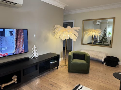 Ostrich Feather Floor Lamp Luxury, 16 Colors/Resin
