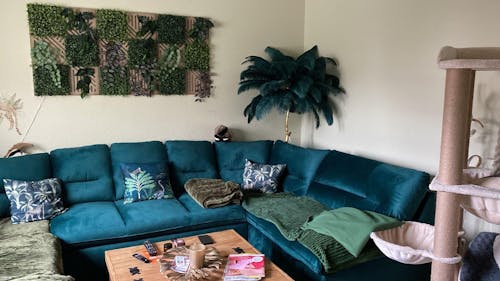 Ostrich Feather Floor Lamp Luxury, 16 Colors/Resin