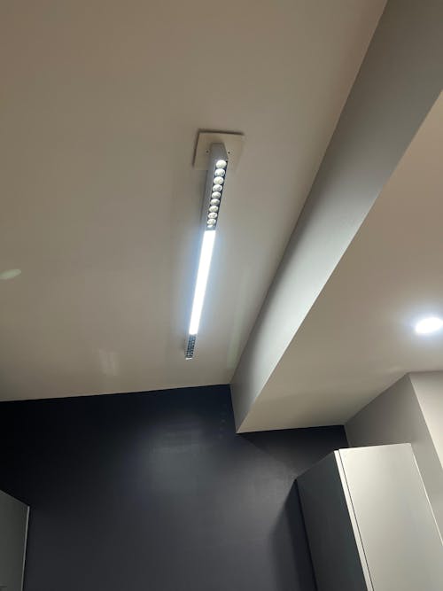 Flush Mount Ceiling Light Minimalist Long Linear Anti-Glare LED Dimmable