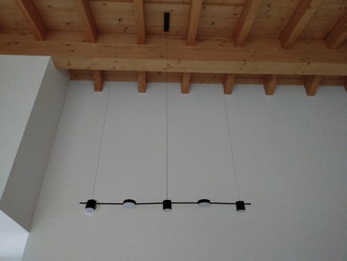 Chandelier Minimalist Linear Multi-Light Dimmable LED, Gold/Black