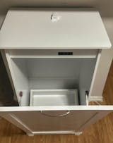 Vecelo Tilt Out Trash Bin Cabinet Wooden with Negative Ion and Deodorizing Kitchen  Trash can Laundry Sorter & Reviews