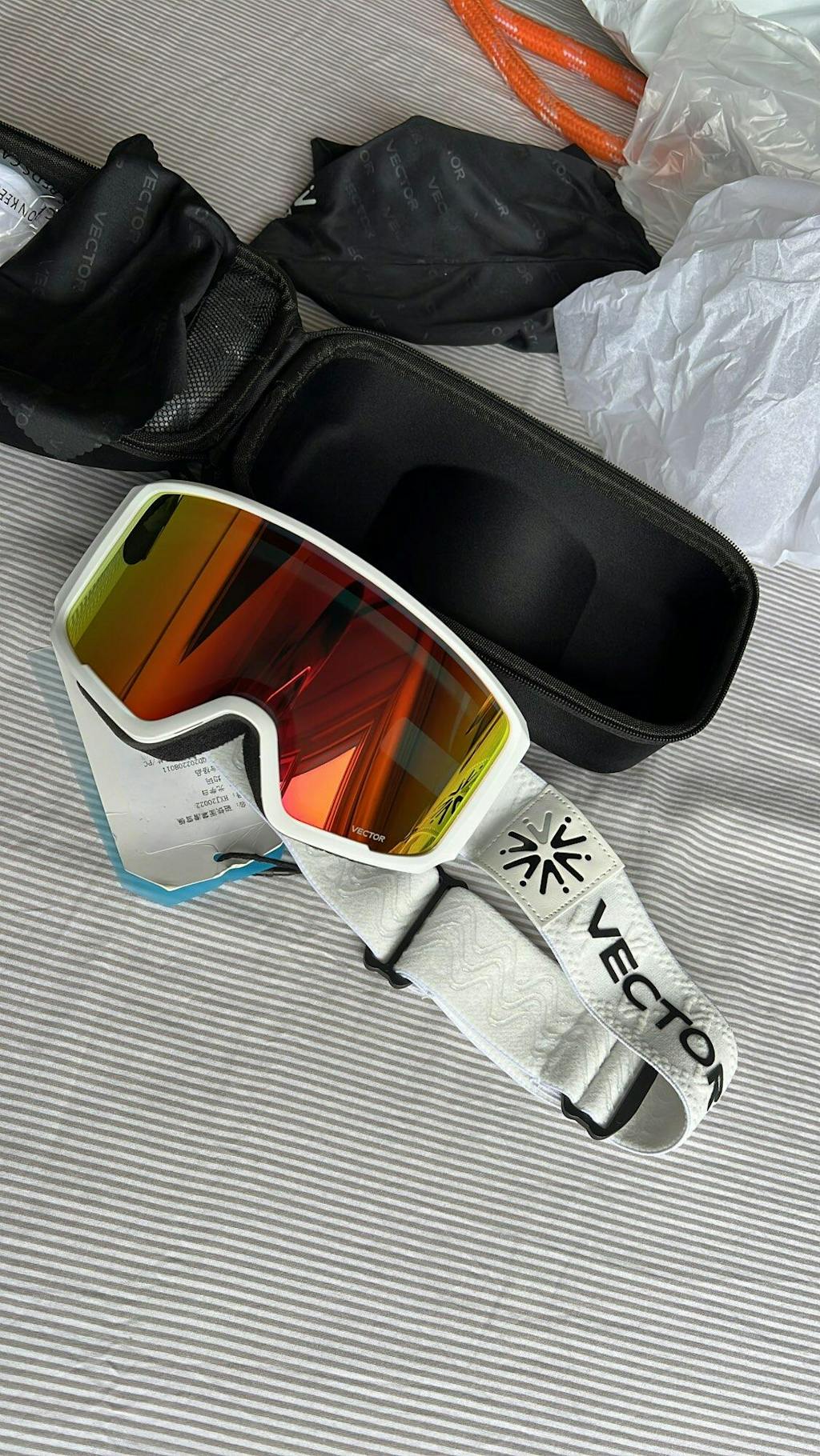 Vector Ski & Snowboard Goggles & Face Mask Combo For Winter Cold Weather