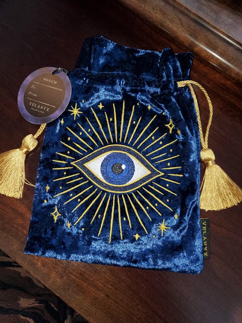 The Watcher Velvet Pouch