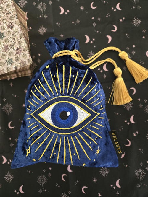 The Watcher Velvet Pouch