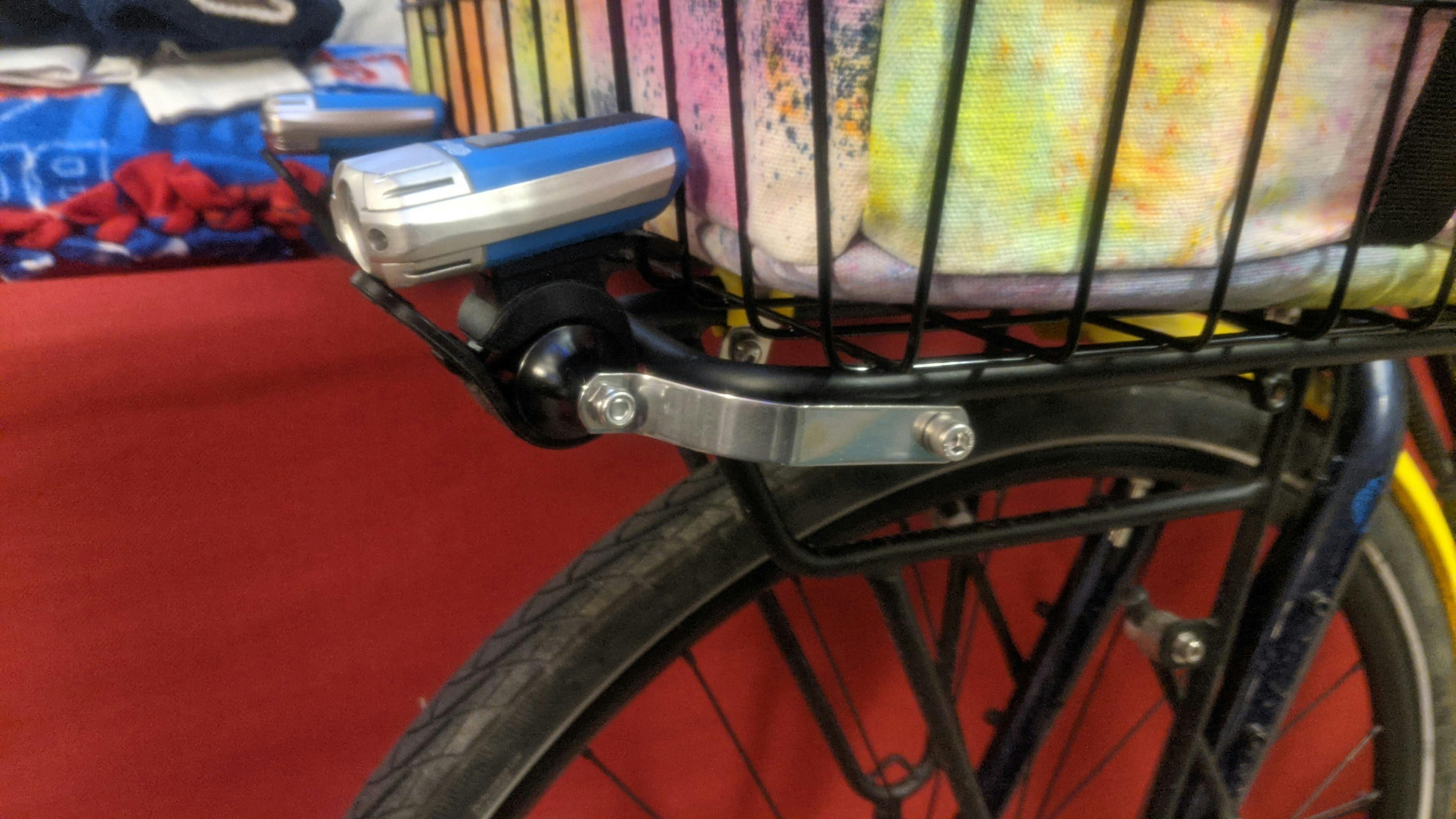 front rack light mount