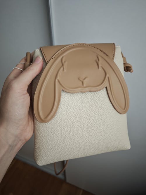 Rabbit - Inspired Women's Genuine Leather Mini Crossbody Phone Bag
