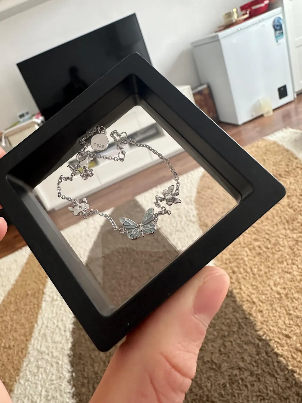 Luminous Dream Blue Butterfly Bracelet