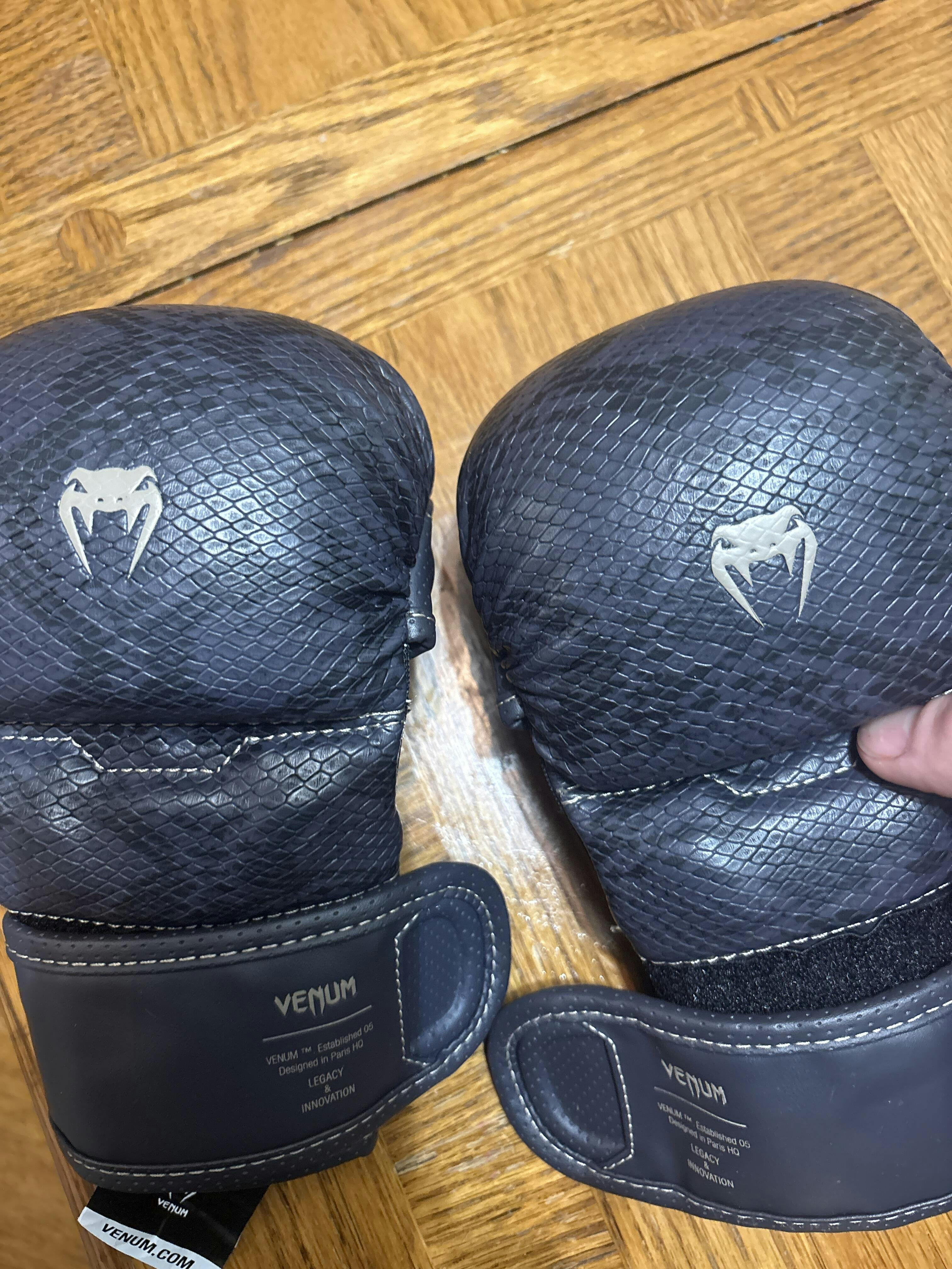 Venum Impact Evo Scales MMA Sparring Gloves - Dark Purple