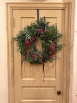 Red Velvet Wreath - Preserved Cedar Holiday Wreath