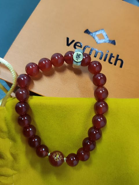 Red Agate Buddhist Guardian Deities Bracelet - Vermith