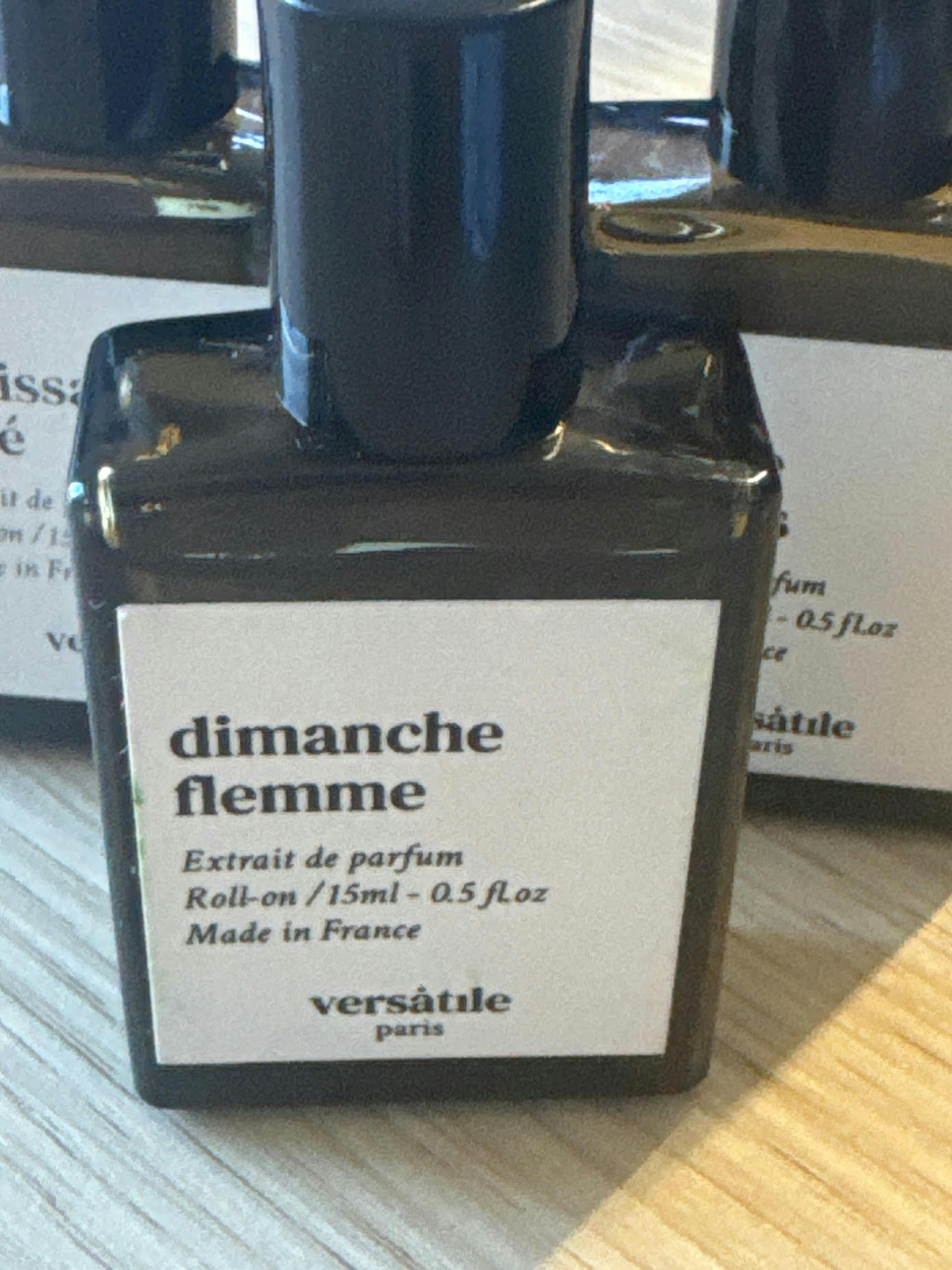 Dimanche Flemme Versatile Paris perfume - a new fragrance