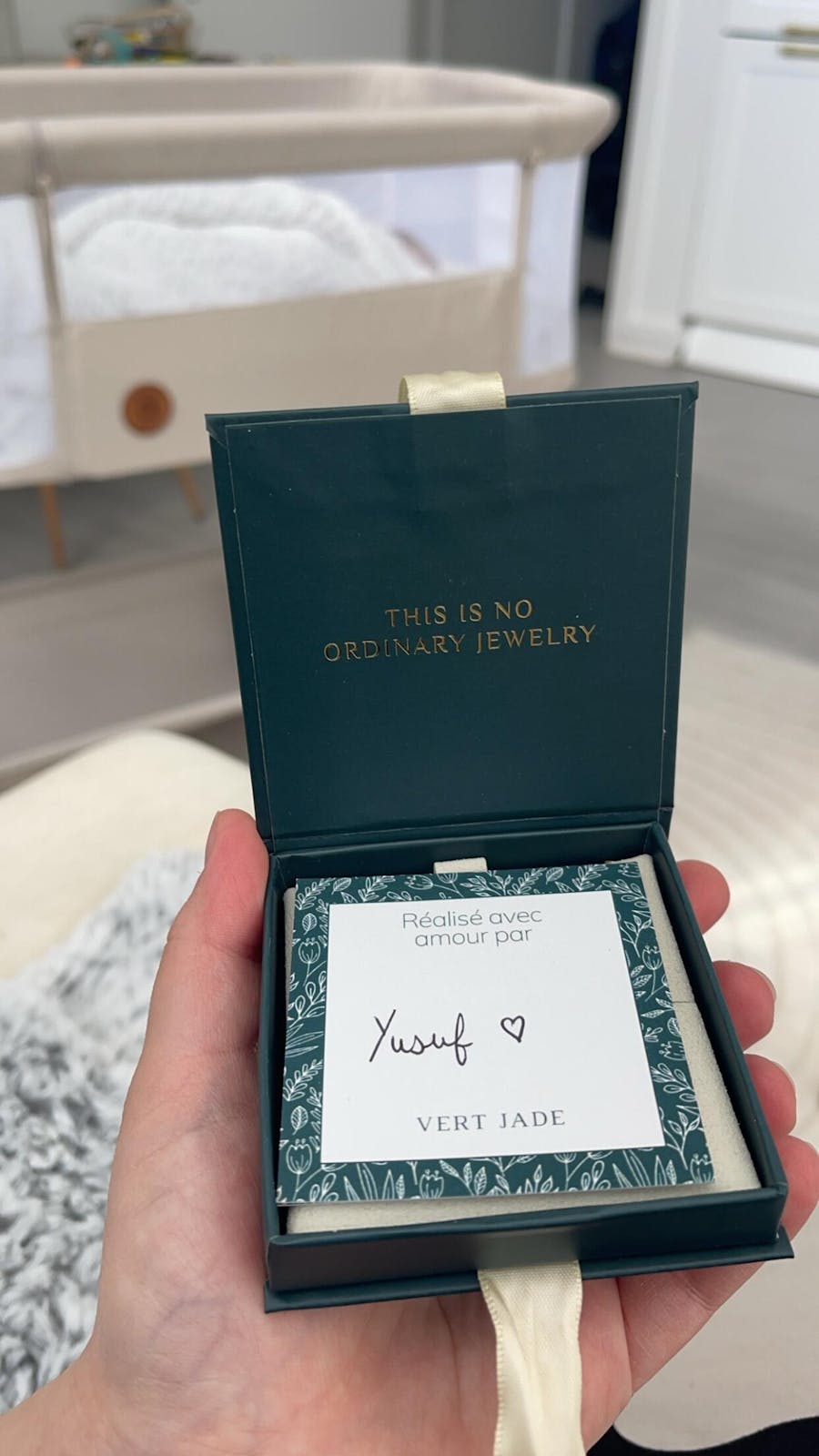 Collier boule dentelée plaqué or 18k - Empreinte